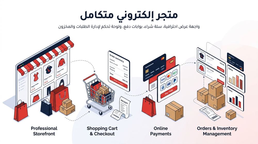 متجر إلكتروني متكامل